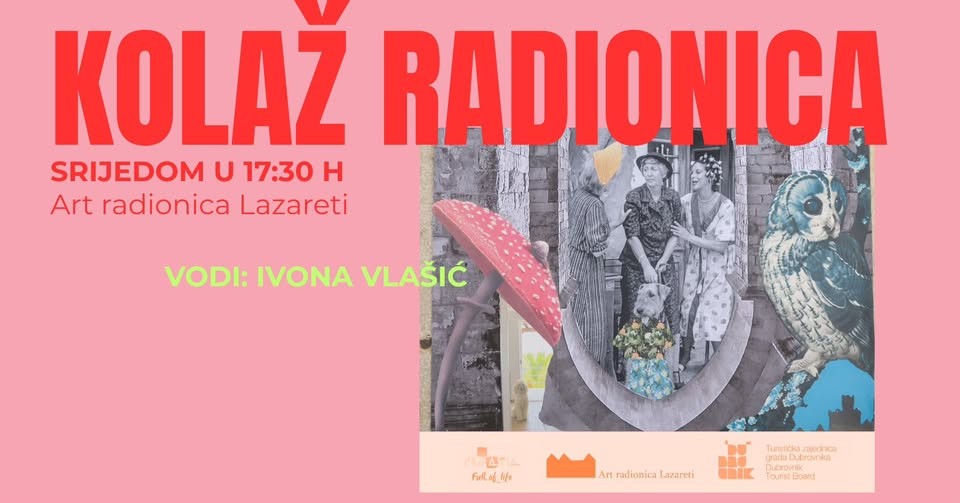U Lazaretima počinje radionica kolaža Ivone Vlašić